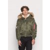 Pánska bunda Alpha Industries MA-1 Hooded Arctic dark olive XXL