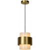 Lucide FIRMIN Pendant E27 Messing / Opal Glass 45497/20/02