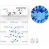 Swarovski kryštáliky SS5 Sapphire AB - 50 kusov