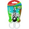 Školské nožnice KEYROAD, blister, motív zebra, biele a čierne