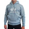 Alpha Industries Basic Hoody pánska mikina grey blue Farba: modrá, Veľkosť: M