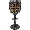 MystiCalls Rytířský kalich s erbem lva, lilie a mečem