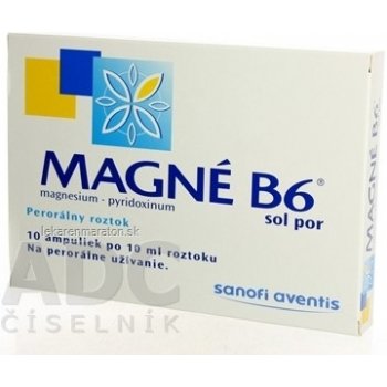 Magne-B6 sol.por. sol.por.10 x 10 ml od 5,34 € - Heureka.sk