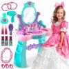 Toaletný stolík pre dievčatá so zrkadlom Ricokids 773200