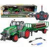 WOOPIE RC traktor na diaľkové ovládanie s prívesom - mierka 1:24