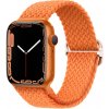 BStrap Elastic Nylon remienok na Apple Watch 42/44/45mm, orange SAP013C38