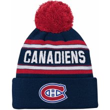 Outerstuff Dětská Zimní Čepice Montreal Canadiens Jacquard Cuffed Knit With Pom