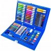 Spokey Kreativní výtvarná sada II 208 ks včetně plastového stojanu modrá