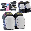 Pro-Tec - Street JR 3-PK Open Santa Cruz - Black/White/Pink - Dětská sada chráničů Velikost: M
