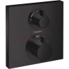 Hansgrohe Ecostat Square - Termostatická batéria pod omietku na 2 spotrebiče, matná čierna - 15714670