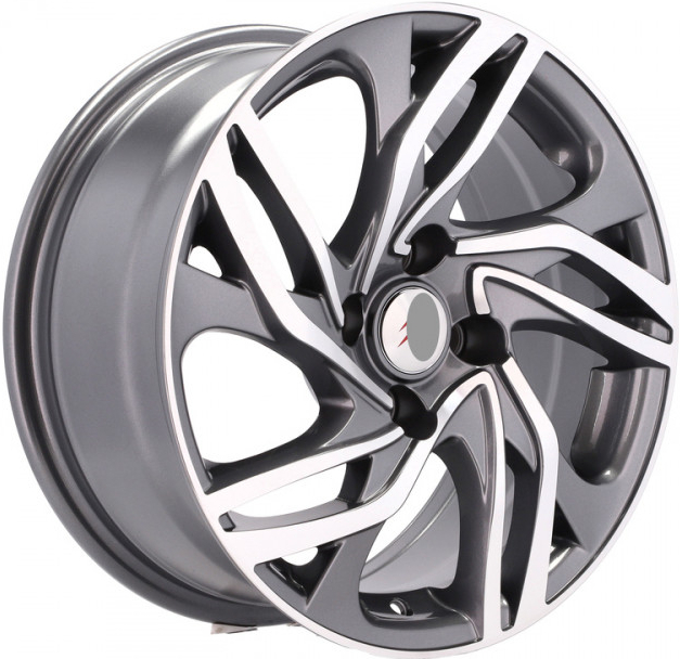 RACING LINE BK607 7x16 4x108 ET25 polished graphite