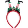 Čelenka do vlasov vianočná / párty - 1 ks 2 zelená