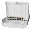 MikroTik Cloud Router Switch CRS318-16P-2S+OUT, 800MHz CPU, 256MB, 16x10/100/1000 (PoE-out), 2xSFP+, vr.