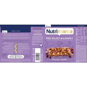 Nutrimama cereálne tyčinky 200 g