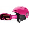 Smith ZOOM JR/RASCAL PINK SKATES / PATIN ROSES detská prilba na snowboard - 48-53
