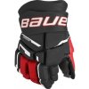 Bauer Supreme M3 S23 JR juniorské rukavice - Junior, černá-červená, 11 (dostupnost 5-7 prac. dní)