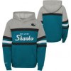 Outerstuff Dětská mikina San Jose Sharks NHL Head Coach Hoody Veľkosť: Dětské M (9 - 11 let)