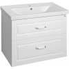 Aqualine Favolo - Umývadlová skrinka 77x60x45 cm, biela mat FV280