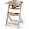 KINDERKRAFT Stolička jedálenská Enock Grey wooden, Premium
