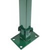 Rohové stĺpiky s navarenou základovou nosnou pätkou 109 cm zelené