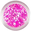 INGINAILS - Holografický šesťhran - barbie pink, 1mm