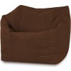 Sedací vak AMALFI plyš hnedý
