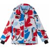 Detská membránová zimná bunda Reima Posio červená,biela,modrá 104