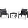 Focus Garden Focus MANGO BALCONY 2+1 záhradné sedacia súprava, čierna 007085, NOVINKA