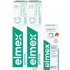 Elmex Sensitive zubná pasta 2 x 75 ml + ústna voda 100 ml darčeková sada