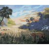 Zuty – Maľovanie Podľa Čísel – Puma A Palmy (D. Rusty Rust), 40 × 50 cm, Plátno + Rám 8596530165019