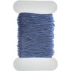 Shamballa šnúrka 1 mm, tmavomodrá 1 m