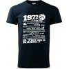 1972 v kocke - Klasické pánske tričko vyššej gramáže - M ( Tmavomodrá (takmer čierna) )