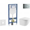 Geberit Duofix Set predstenovej inštalácie, klozetu Oudee a dosky softclose, tlačidlo Sigma01, lesklý chróm SANI11CA1158