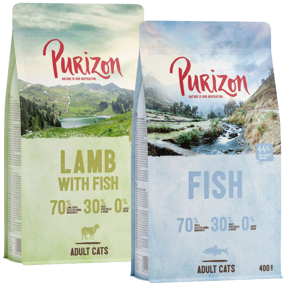Purizon ryba a jahňacie s rybou 2 x 400 g