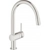 GROHE 30434DC0 Batéria VENTO C-výpusť s vyťahovacím perlátorom supersteel