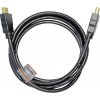 Maxtrack HDMI prepojovací kábel Zástrčka HDMI-A, Zástrčka HDMI-A 3.00 m čierna C 215-3 L 4K UHD HDMI kábel; C 215-3 L