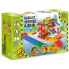 WADER Garáž servis 3 poschodia + dráha 1,5 m + 2 autá plast