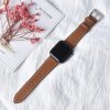 MojRemienok.sk Kožený náhradný remienok pre Apple Watch 38 mm/40 mm/41 mm/42 mm Farba: hnedá