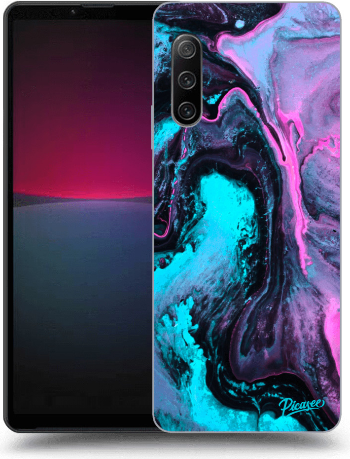 Púzdro Picasee silikónové Sony Xperia 10 IV 5G - Lean 2 čierne