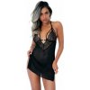 Daring Intimates Strappy Lace Babydoll, L/XL