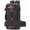 Canvasio canvas retro multifunkčná taška VS batoh Velazco Čierny 26 l