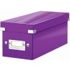 Krabice na CD Leitz Click&Store, purpurová