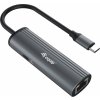 AV adaptér Equip Equip Dock USB-C->RJ45 10/100/1000 + 100W PD 0,15m gr