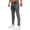 Čierne pánske slim fit rifľové nohavice Bolf 6521