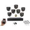 Monitorrs Security AI IP 7 kamerový set 5 Mpix GDome (6371K7) (Monitorrs Security)