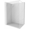 Mexen Kioto-X sprchová stena Walk-in 150 x 200 cm, transparentná 10 mm, biela - 800-150-101-20-00-X