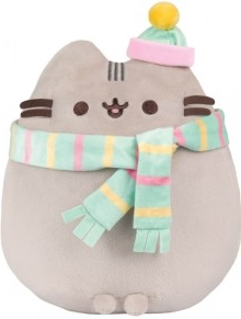 mačička Pusheen s čiapkou a šálom Pusheen 26 cm