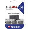 USB kľúč, 64GB, USB 2.0, extra odolný, VERBATIM ToughMAX, čierna