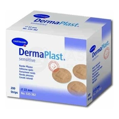 Dermaplast Sensitive Spots Náplasti okrúhle (priemer 22 mm) 200 náplastí