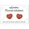 Drefka | Drevené náušnice Srdiečka